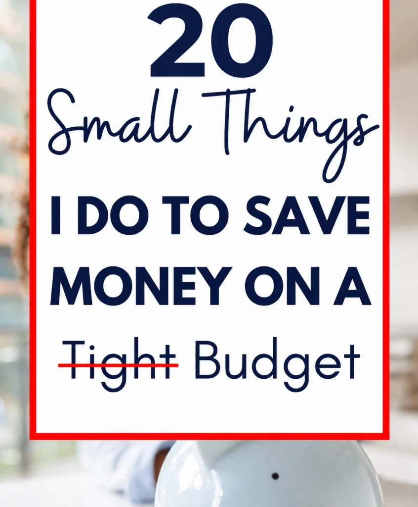 20 tips to save money