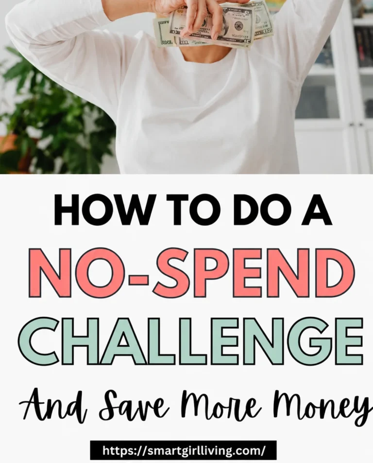 The 30-Day No-Spend Challenge: Rules + Free Printable